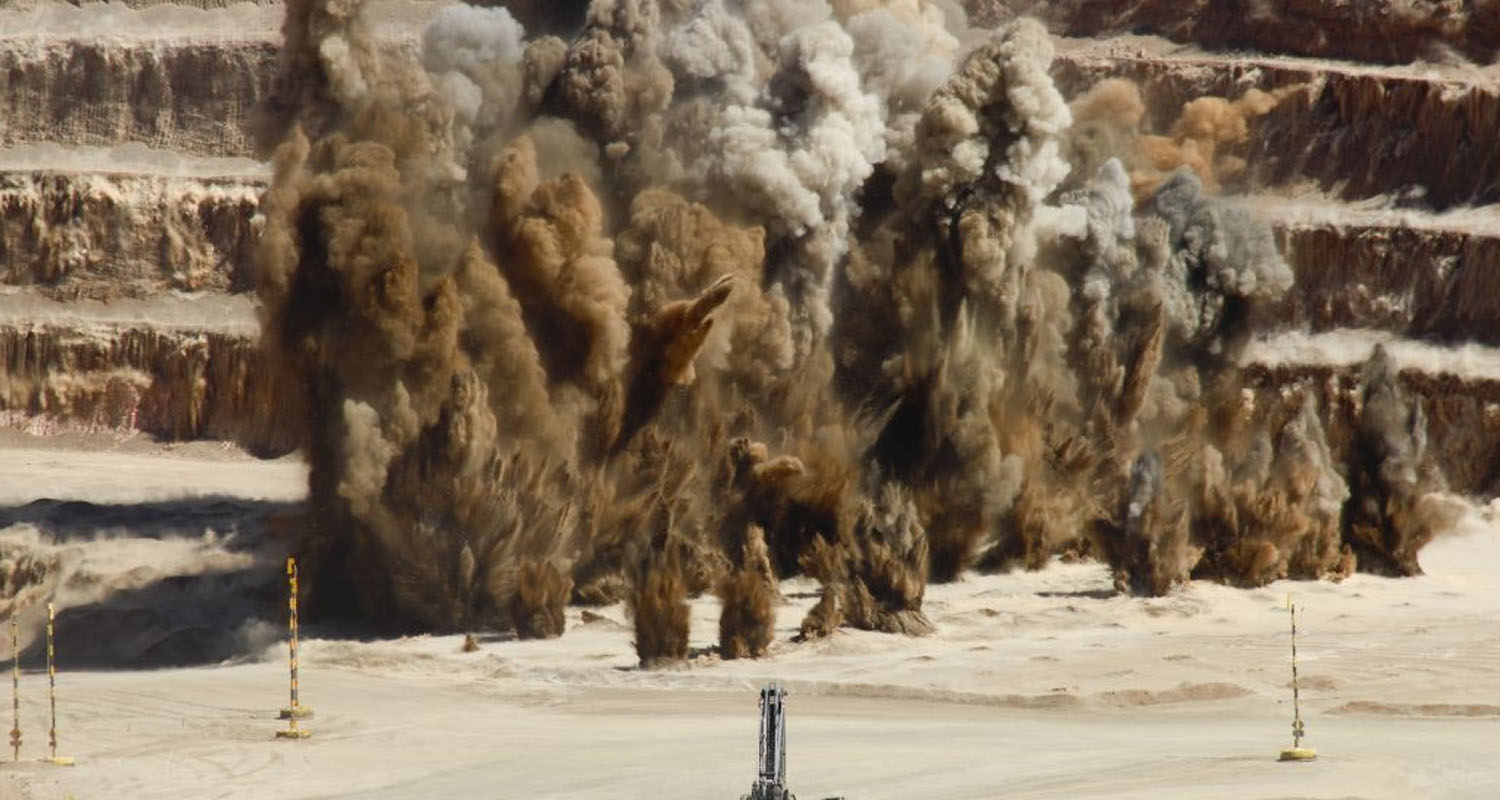 Proceso de fragmentación de rocas de Bekman Brothers