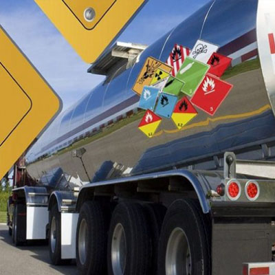 Camión cisterna para transporte de combustibles